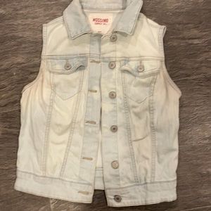 Mossimo Acid Washed Demin Vest